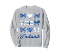 Coquette Finlandia Bandera Finlandesa Niñas Sudadera
