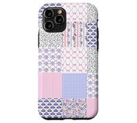 Coquette Floral Patchwork Quilt Fancy Toile de Jouy Carcasa para iPhone 11 Pro