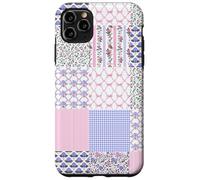 Coquette Floral Patchwork Quilt Fancy Toile de Jouy Carcasa para iPhone 11 Pro Max