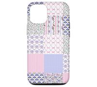 Coquette Floral Patchwork Quilt Fancy Toile de Jouy Carcasa para iPhone 12/12 Pro