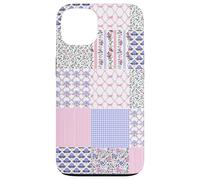 Coquette Floral Patchwork Quilt Fancy Toile de Jouy Carcasa para iPhone 13