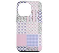 Coquette Floral Patchwork Quilt Fancy Toile de Jouy Carcasa para iPhone 13 Pro