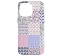 Coquette Floral Patchwork Quilt Fancy Toile de Jouy Carcasa para iPhone 14 Pro Max