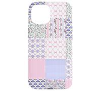 Coquette Floral Patchwork Quilt Fancy Toile de Jouy Carcasa para iPhone 15