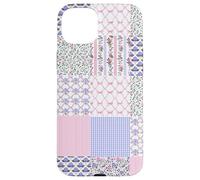 Coquette Floral Patchwork Quilt Fancy Toile de Jouy Carcasa para iPhone 15 Plus