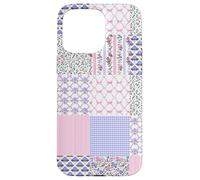 Coquette Floral Patchwork Quilt Fancy Toile de Jouy Carcasa para iPhone 15 Pro Max
