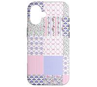 Coquette Floral Patchwork Quilt Fancy Toile de Jouy Carcasa para iPhone 16