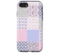 Coquette Floral Patchwork Quilt Fancy Toile de Jouy Carcasa para iPhone SE (2020) / 7 / 8