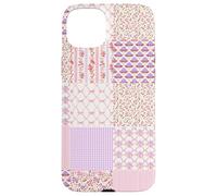 Coquette Floral Patchwork Quilt Pink Aesthetic Vintage Carcasa para iPhone 15 Plus
