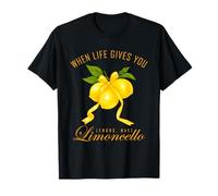 Coquette Lemon Cuando la vida te da limones Haz limoncello Camiseta