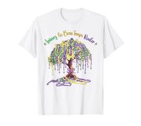 Coquette Mardi Gras Bead Tree Carnival New Orleans Mujer Niño Camiseta