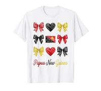 Coquette Papúa Nueva Guinea Bandera Papúa Nueva Guinea Chicas Camiseta