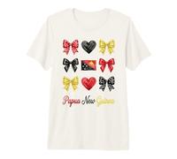 Coquette Papúa Nueva Guinea Bandera Papúa Nueva Guinea Chicas Camiseta Premium