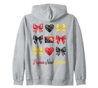 Coquette Papúa Nueva Guinea Bandera Papúa Nueva Guinea Chicas Sudadera con Capucha