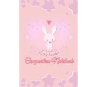 Coquette Pink Aesthetic Rabbit Notebook with Bow and Sylvan Accents | Deluxe Floral | 2025 trending color and vibe: 110 Page Wide Ruled Composition ... Office, Journaling, and Creative Writing