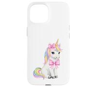Coquette Rainbow Unicorn Magical Birthday Party Outfit Carcasa para iPhone 15