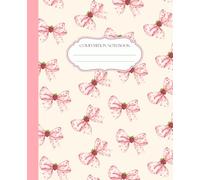Coquette Strawberry Bow Composition Notebook: 110-Page College-Ruled Journal with Pink Polka Dot Bows | Cute Coquette Stationery for School & Creative Writing