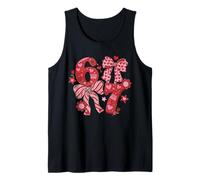 Coquette Valentine Six Seven Meme Preppy - Diseño de corazón Rosa Camiseta sin Mangas
