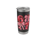 Coquette Valentine Six Seven Meme Preppy - Diseño de corazón rosa Vaso térmico de acero inoxidable de doble pared