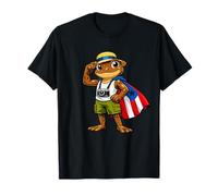 Coqui Frog Puerto Rico Puerto Rican Flag Taino Boricua Camiseta
