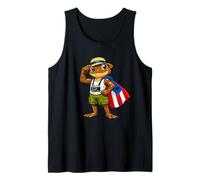 Coqui Frog Puerto Rico Puerto Rican Flag Taino Boricua Camiseta sin Mangas