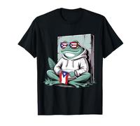 Coqui Frog Puerto Rico Taino Bandera Puertorriqueña Boricua Camiseta
