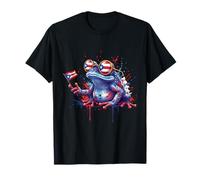 Coqui Frog Puerto Rico Taino Bandera Puertorriqueña Boricua Camiseta