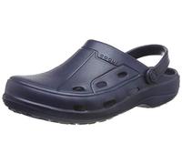 Coqui Zuecos para Mujer, Zapatos de jardín, Sandalias de Ocio, Sandalias para el Tiempo Libre, Pantuflas, antibacterias, Antideslizantes, 1353 Tina, Azul Marino, 39 EU