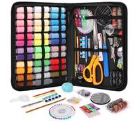 Coquimbo Gran Kit de Costura, 213 Costurero Accesorios, Incluye 38 Bobinas de Hilo, Set de Costura Completa para Principiantes, Viajeros, Adultos y Amigos en Casa, Viajes y Emergencias