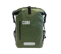 COR Mochila de bolsa seca impermeable con funda acolchada para portátil | (verde, 40 L)