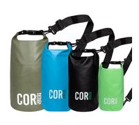 COR Surf Floating Dry Bag Impermeable Paquete de 4 | 3L | 5L |10L | El Saco Superior Enrollable de 15 l Mantiene el Equipo seco para Kayak, Rafting, canotaje, natación, Campamento, Pesca