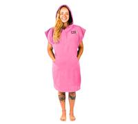COR Surf Poncho Cambiador, Bata con Capucha y Bolsillo Frontal, se dobla como una Toalla de Playa y Manta, Hecha de Microfibra de Secado rápido (Mediano-Rosa)
