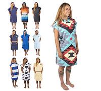 COR Surf Poncho Cambiador de Toalla con Capucha y Bolsillo Delantero, se dobla como Toalla de Playa y Manta, Hecha de Microfibra de Secado rápido, para Adultos pequeños y niños de tamaño Grande