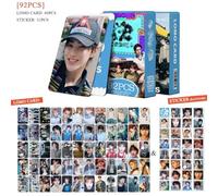 COR-TIS - Tarjetas coleccionables 2026 Unexpected Encounter LOMO Cards 2026 Season's Greetings Tarjetas coleccionables "COLOR OUTSIDE THE LINES" (92 piezas-D1)