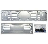 Cora 000116008-Soporte para placa de matrícula 1999 de aluminio frontal y posterior con kit de fijación