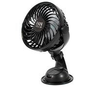 CORA 000120846 Ventilador Recargable con Ventosa y Soporte para salpicadero