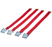 Cora 1068270 Accesorios y adaptadores para portabicicletas, Paquetes de 4 Rojo