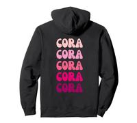 Cora Retro Stack Design Sudadera con Capucha