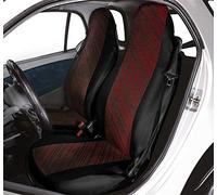 CORA Smart Fortwo, 000129168 - Fundas para Asientos Delanteros, Personalizadas, Color Rojo