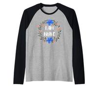 Coraje VALENTÍA Soy UN Valiente Presente Camiseta Manga Raglan