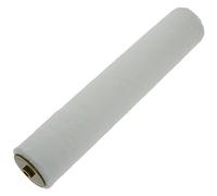 Coral 41865 Aspire - Rodillo de pintura profesional (5 mm, microfibra de alta calidad, para superficies lisas, emulsión comercial o brillante, 30,4 x 4,4 cm), color blanco puro