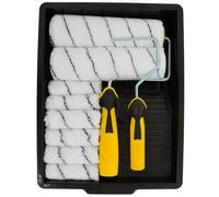 Coral 43510 Easy Coater Paint Kit con cubiertas profesionales de 1.75" de diámetro y mininollers Set de 11 piezas