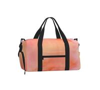 Coral Acuarela Tonos Rosa Naranja,Bolso Deportivo Bandolera de Mano, Bolsa de Deporte, Bolsa de Viaje de Gran Capacidad para Mujeres y Hombres.