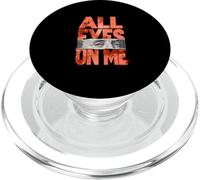 Coral All Eyes On Me Gráfico en Color Coral PopSockets PopGrip para MagSafe