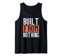 Coral Built from Nothing Coral Color Graphic Camiseta sin Mangas