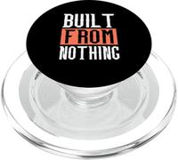 Coral Built from Nothing Coral Color Graphic PopSockets PopGrip para MagSafe