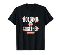Coral Color Barely Holding it Together Coral Graphic Camiseta