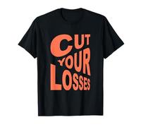 Coral Color Cut Your Losses Coral Graphic Camiseta