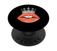 Coral Color Royal Kiss Coral Gráfico PopSockets PopGrip Adhesivo