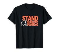 Coral Color Stand On Business Coral Graphic Camiseta